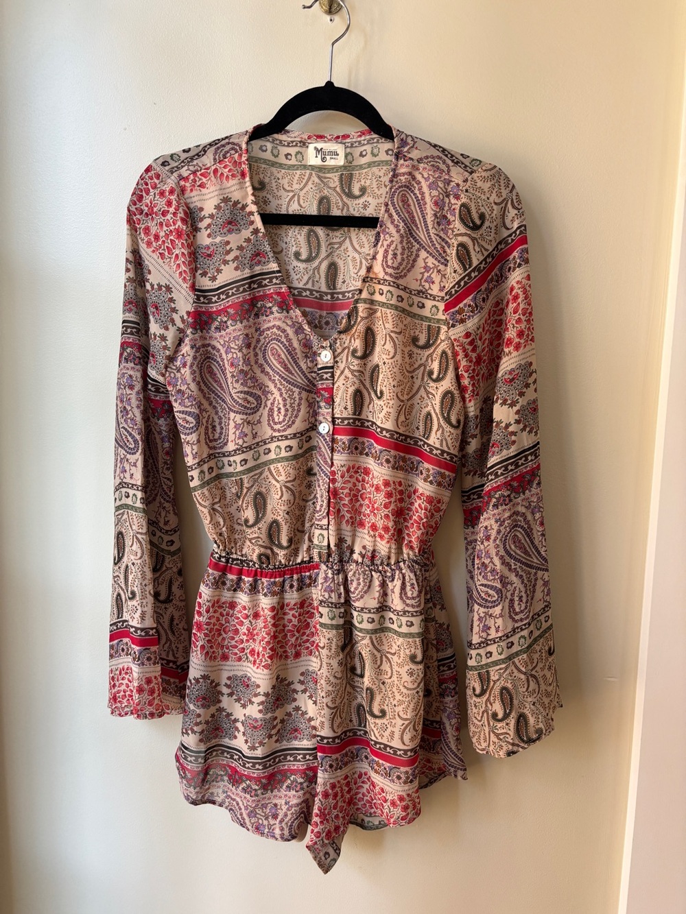 Show Me Your Mumu Red Rocks Romper Small